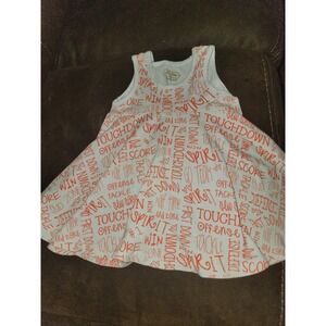 Sew sassy boutique football dress size 18 months